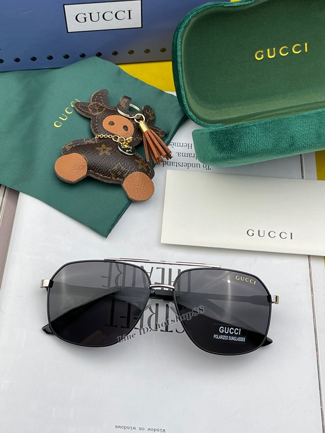 古奇專櫃新款眼鏡 Gucci男士圓框太陽鏡 G047 mmyj1055